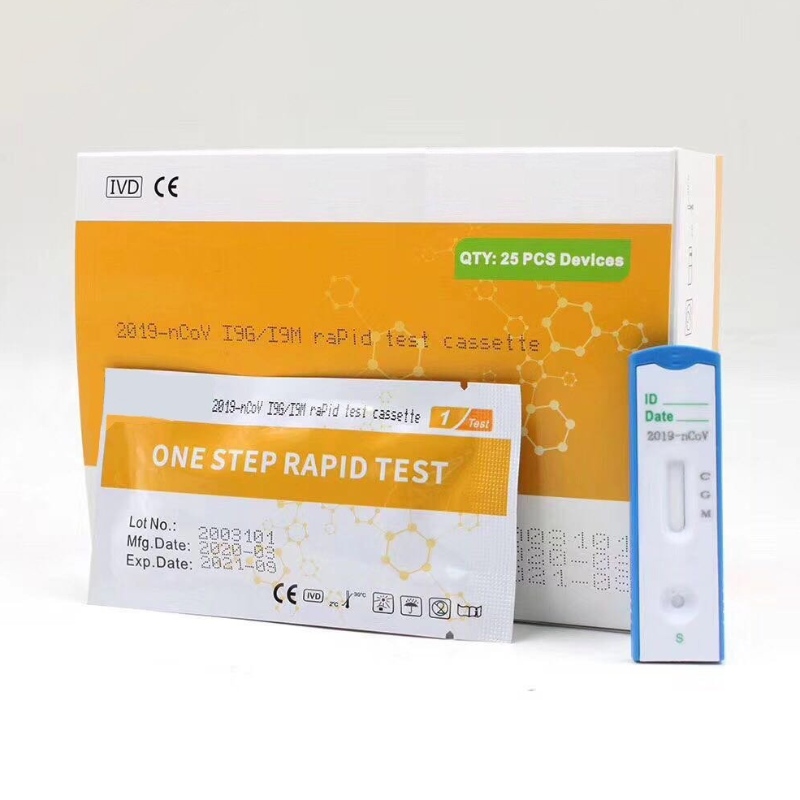 Kit test combinato anticorpo IgMIgG 2019-nCoV (oro colloidale)